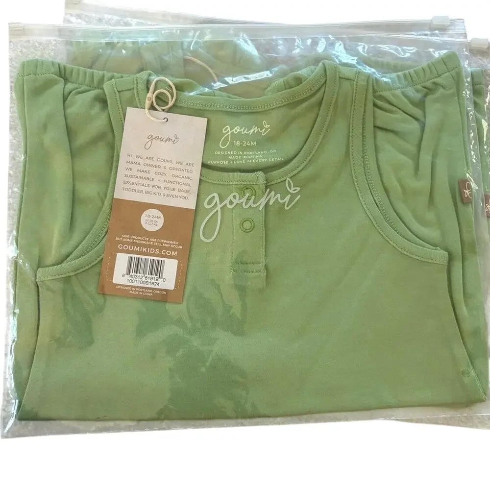 Goumi‎ Quick Change Romper, Matcha NWT 18-24 months